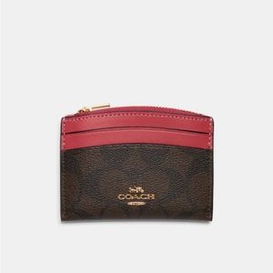 COACH Signature card case